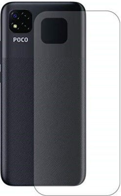 Bodoma Back Screen Guard for Poco C3(Pack of 1)