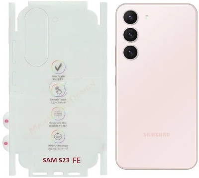 CallSmith Back Screen Guard for Samsung Galaxy S23 FE Matte Finish Unbreakable Membrane Screen Guard With Sides Coverage( Not Tempered Glass )(Pack of 1)