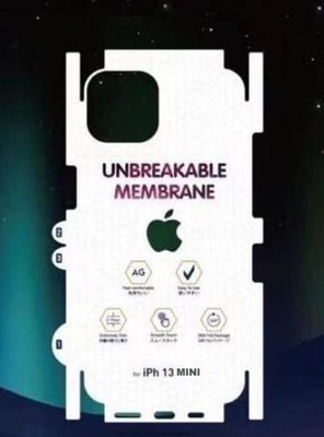 FYUGEN Iphone 13 Mini (Glossy) Full Body (360 Degree) Mobile Skin(Transparent)