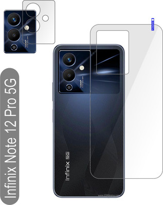 PONDRIK Back Screen Guard for Infinix Note 12 Pro 5G(Pack of 2)