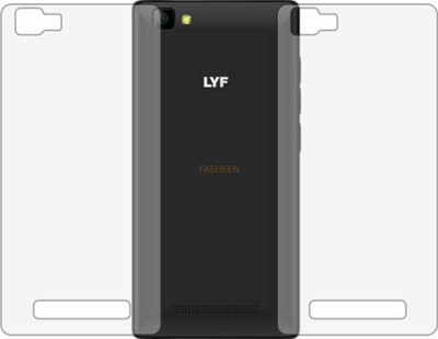 Fasheen Back Screen Guard for JIO LYF F8 (Matte Finish)(Pack of 2)
