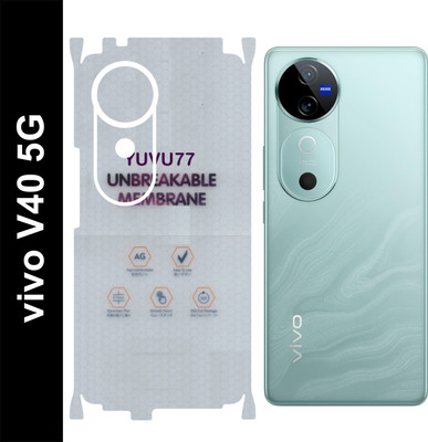 yuvu77 Back Screen Guard for VIVO V40 5G, Membrane 360 coverage(Pack of 1)