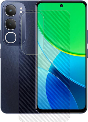 SOMTONE Back Screen Guard for vivo Y19s Pro 4G Back Carbon fiber Screen Protector | Anti-Scratch | Edge to Edge Full Coverage | Screen Guard(Pack of 1)