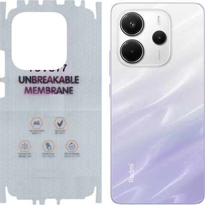 YMC77 Back Screen Guard for Redmi Note 14 5g, Membrane with 360 coverage, unbreakable membrane(Pack of 1)