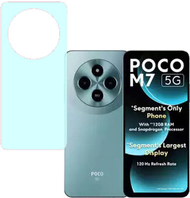 VAYUVAULT Back Screen Guard for Poco M7 5G, Matt(Pack of 1)