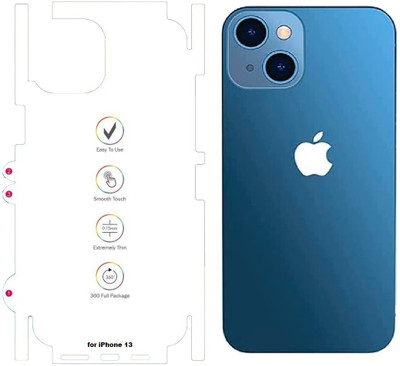 A3sprime Back Screen Guard for Apple iPhone 13, - [Unbreakable Soft Transparent Back Side Protector](Pack of 1)