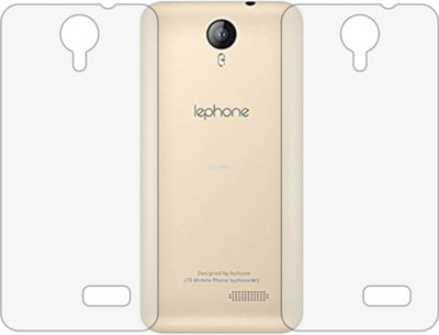TELTREK Back Screen Guard for LEPHONE W15 (Matte Finish)(Pack of 2)