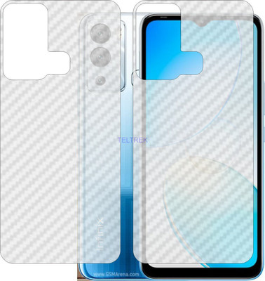 TELTREK Back Screen Guard for INFINIX X665B (3D Carbon Fiber Finish)(Pack of 2)
