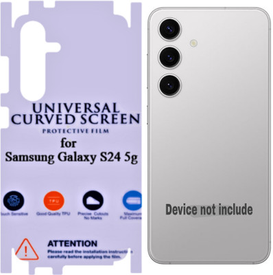 Shreejee Back Screen Guard for Samsung Galaxy S24 5g back membrene with 360 covrege back and side full back screen protector(Pack of 1)