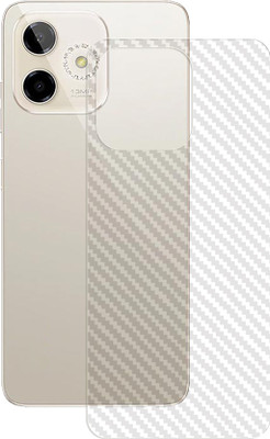 SOMTONE Back Screen Guard for Lava Shark 5G BACK Carbon fiber Screen Protector | Anti-Scratch | Edge to Edge Full Coverage | 9H Hardness | Screen Guard(Pack of 1)