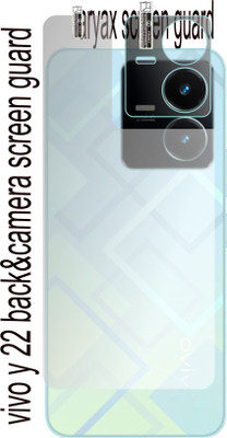 aryax Back Screen Guard for Vivo Y22(Pack of 2)
