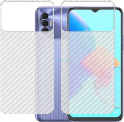 ZINGTEL Back Screen Guard for TECNO SPARK 9T INDIA (3D Carbon Fiber Finish)(Pack of 2)