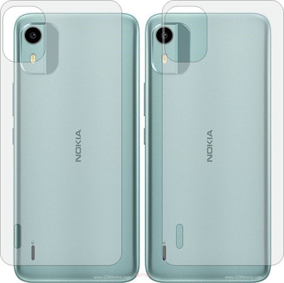 TELTREK Back Screen Guard for NOKIA C12 (Matte Finish)(Pack of 2)