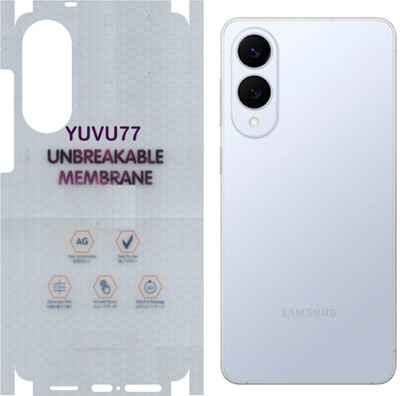 YUVUMCARE Back Screen Guard for Samsung galaxy S25 Edge 5g, Membrane 360 coverage(Pack of 1)