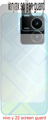 aryax Back Screen Guard for Vivo Y22(Pack of 2)