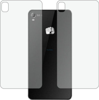 TELTREK Back Screen Guard for MICROMAX CANVAS FIRE A104 (Matte Finish)(Pack of 2)