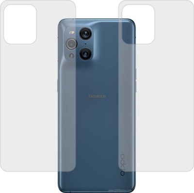 Fasheen Back Screen Guard for OPPO FIND X3 (Matte Finish)(Pack of 2)