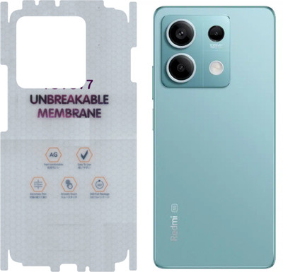 yuvu77 Back Screen Guard for Redmi Note 13 5g, Membrane 360 coverage(Pack of 1)