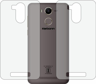 ZINGTEL Back Screen Guard for KARBONN K9 KAVACH 2 (Matte Finish)(Pack of 2)