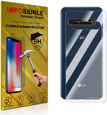 FCS Back Screen Guard for LG V60 ThinQ 5G UW Back (Glossy)(Pack of 1)