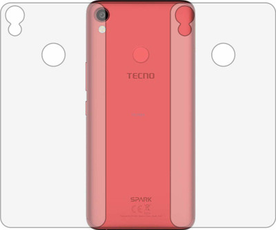 TELTREK Back Screen Guard for TECNO SPARK 2 (KA7) (Matte Finish)(Pack of 2)