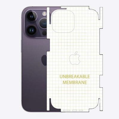BRENZZ Back Screen Guard for Apple iPhone 14 Pro Max, iPhone 14 Pro Max, (FULL)(Pack of 1)