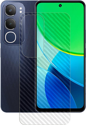 SOMTONE Back Screen Guard for vivo Y19s 4G BACK CARBON FIBER Screen Protector | Anti-Scratch | Edge to Edge Full Coverage | 9H Hardness | Screen Guard(Pack of 1)