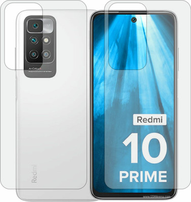 TELTREK Back Screen Guard for MI 10 PRIME (Matte Finish)(Pack of 2)