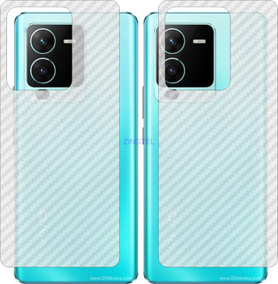 ZINGTEL Back Screen Guard for VIVO S15 PRO V2207A (3D Carbon Fiber Finish)(Pack of 2)