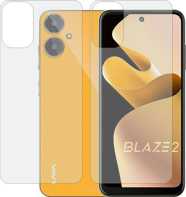 Fasheen Back Screen Guard for LAVA BLAZE 2 (Matte Finish)(Pack of 2)
