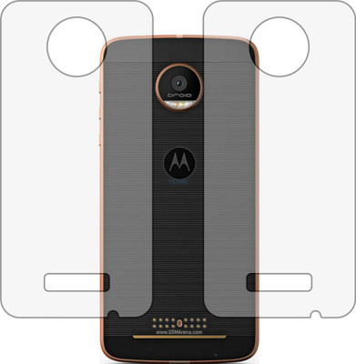 TELTREK Back Screen Guard for MOTOROLA MOTO Z FORCE (Matte Finish)(Pack of 2)