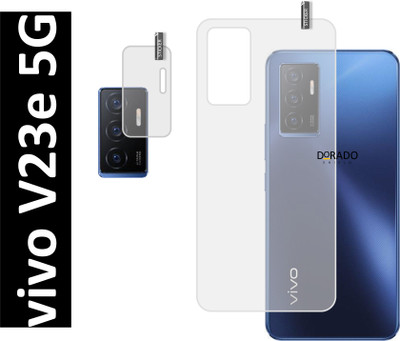 DORADO SHIELD Back Screen Guard for vivo v23e 5G back With camera lens(Pack of 2)