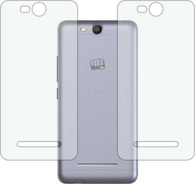 TELTREK Back Screen Guard for MICROMAX CANVAS JUICE 3 Q392 (Matte Finish)(Pack of 2)