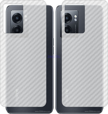 ZINGTEL Back Screen Guard for REALME Q5 i RMX3574 (3D Carbon Fiber Finish)(Pack of 2)