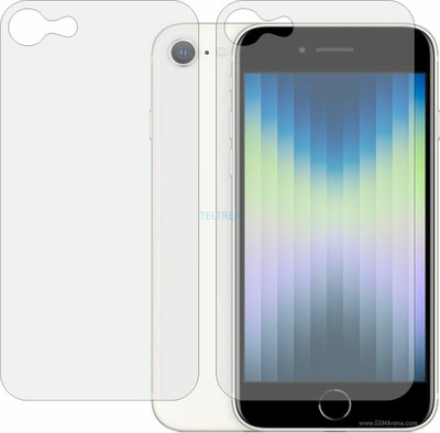 TELTREK Back Screen Guard for APPLE IPHONE SE 2022 (Matte Finish)(Pack of 2)