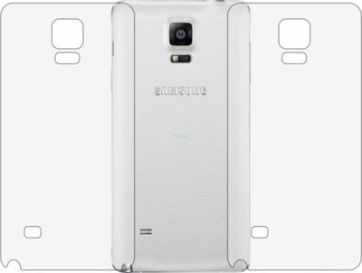 TELTREK Back Screen Guard for SAMSUNG GALAXY NOTE 4 (Matte Finish)(Pack of 2)