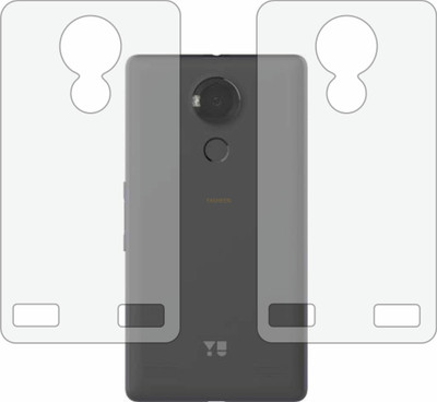 Fasheen Back Screen Guard for MICROMAX YU YUREKA NOTE (Matte Finish)(Pack of 2)