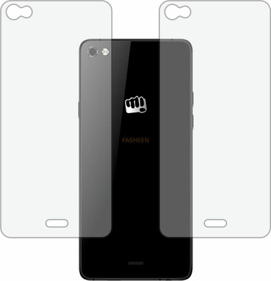 Fasheen Back Screen Guard for MICROMAX CANVAS SILVER 5 Q450 (Matte Finish)(Pack of 2)