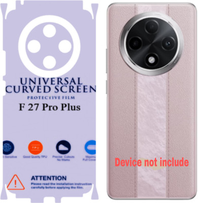 Shreejee Back Screen Guard for OPPO F27 Pro Plus 5g back MEMBRANE glossy with 360 covrege back and side full back panel protector(Pack of 1)