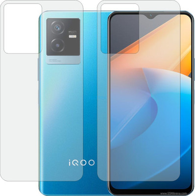 TELTREK Back Screen Guard for VIVO IQOO Z6 X V2164KA 5G (Matte Finish)(Pack of 2)