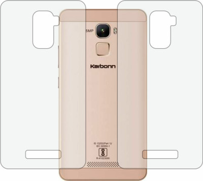 Fasheen Back Screen Guard for KARBONN AURA NOTE 4G (Matte Finish)(Pack of 2)