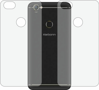 TELTREK Back Screen Guard for KARBONN TITANIUM FRAMES S7 (Matte Finish)(Pack of 2)