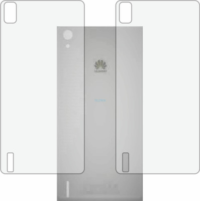 TELTREK Back Screen Guard for HUAWEI HONOR ASCEND P7 (Matte Finish)(Pack of 2)