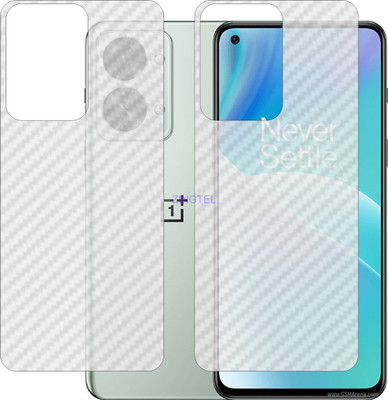 ZINGTEL Back Screen Guard for ONE PLUS NORD 2T CPH2399 (3D Carbon Fiber Finish)(Pack of 2)