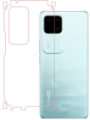 ECMERED Back Screen Guard for Vivo V30, Vivo V30 Pro (Matte)(Pack of 1)
