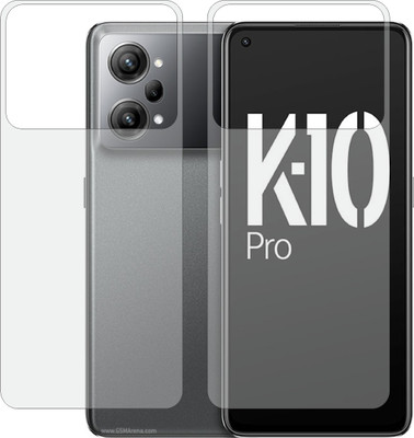 ZINGTEL Back Screen Guard for OPPO K10 PRO (Matte Finish)(Pack of 2)