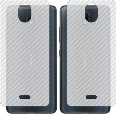 MOBART Back Screen Guard for NOKIA C 100 (3D Carbon Fiber Finish)(Pack of 2)