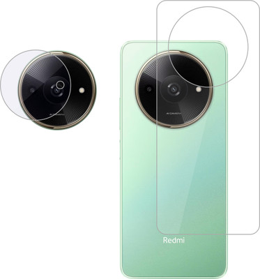 Ten To 11 Back Screen Guard for Redmi A3, Redmi A3 [With Rear Camera Lens Guard](Pack of 2)