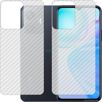 ZINGTEL Back Screen Guard for VIVO Y77 E V2166BA (3D Carbon Fiber Finish)(Pack of 2)