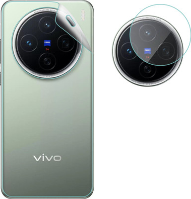 Vatsin Back Screen Guard for ViVO X200 Pro, ViVO X200 Pro [With Rear Camera Lens Guard](Pack of 2)